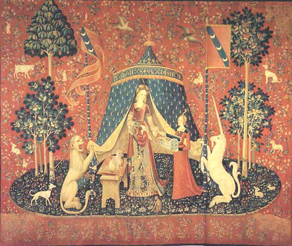 la Dame &agrave; la Licorne, dernier panneau